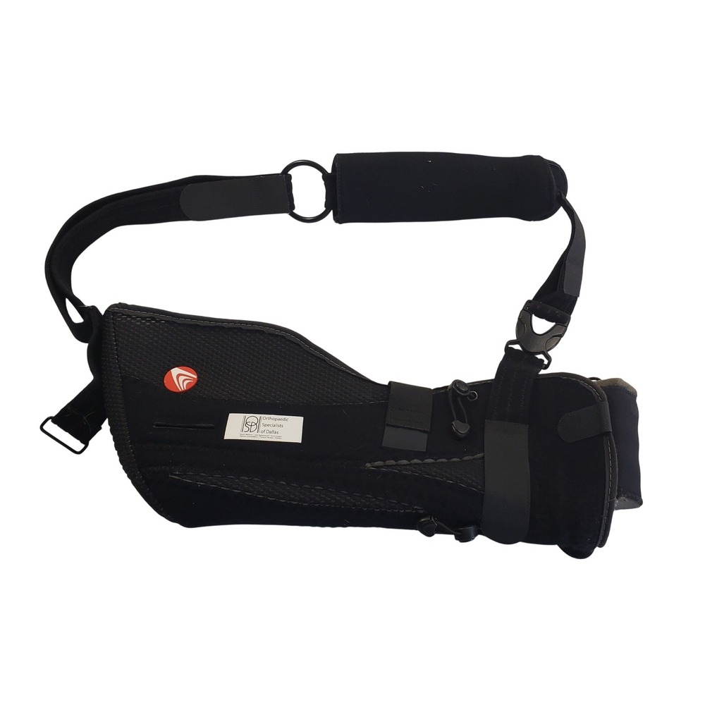 Breg Slingshot 3 Shoulder Immobilizer Sling Brace Black Medical Support